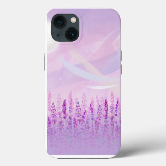 Lavendel iPhone Case (Achterkant)