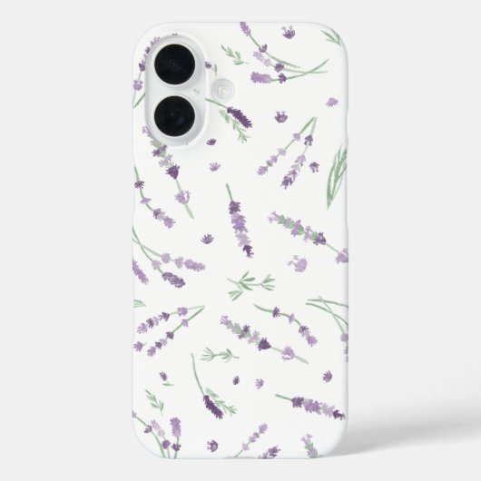 Lavendel iPhone Case (Achterkant)