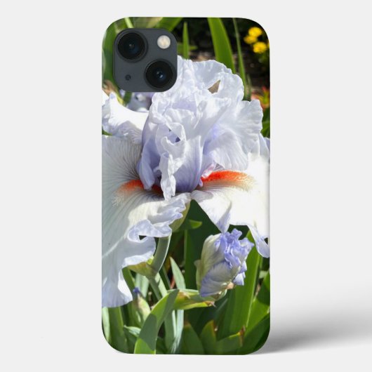 Lavendel Iris Hoesje-Mate Telefoon Case (Achterkant)