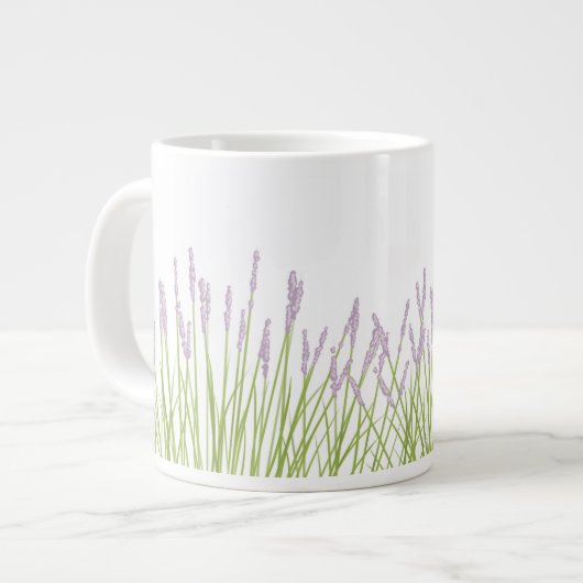 Lavendel Jumbo Mok (Voorkant links)