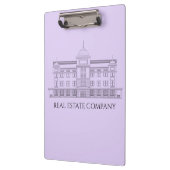 Lavendel Klembord met Architectonisch Ontwerp (Links)