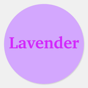 Lavendel kleur Word Stickers