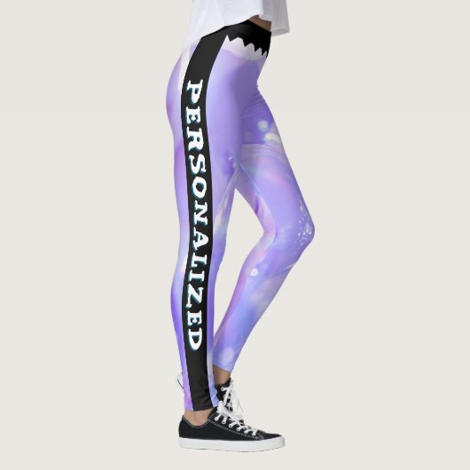 Lavendel Kristal Gloed Leggings (Rechts)