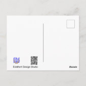 Lavendel Landschap DIY Briefkaart (Achterkant)