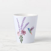 Lavendel Latte Mok (Voorkant)