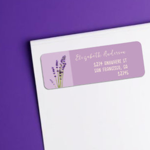 Lavendel Liefde Bruiloft Etiket