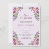 Lavendel Liefde Vrijgezellenfeest Kaart (Voorkant)