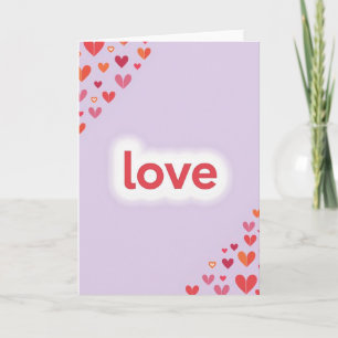 Lavendel Liefdeskaart Kaart