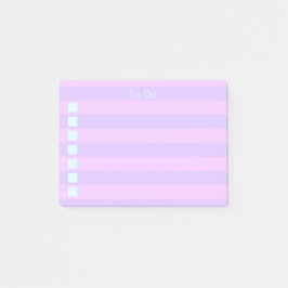 Lavendel Lila gestreept om te doen Post-it® Notes