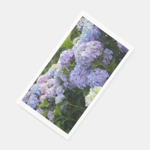 Lavendel & Lila Hortensia Hydrangea Bloemen Servet