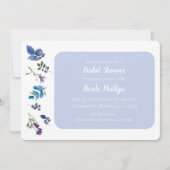 Lavendel Lila Paarse Iris Spring Floral Chic Kaart (Voorkant)