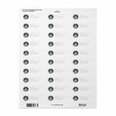 Lavendel Lilacs Mailing Labels (Full Sheet)