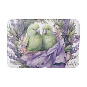 Lavendel Lovebirds Badmat