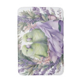 Lavendel Lovebirds Badmat (Voorkant Verticaal)