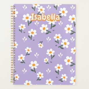 Lavendel Madeliefje Bloemmotief Planner