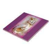 lavendel mermaid tile tegeltje (Zijkant)