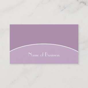Lavendel Minimalistische Boog Ontwerp Visitekaartje