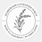 Lavendel Modern label (Voorkant)