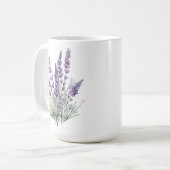 Lavendel mok, Aangepaste naam moeder verjaardag mo Koffiemok (Voorkant links)