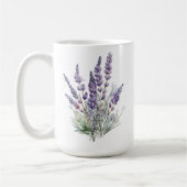 Lavendel mok, Aangepaste naam moeder verjaardag mo Koffiemok (Links)