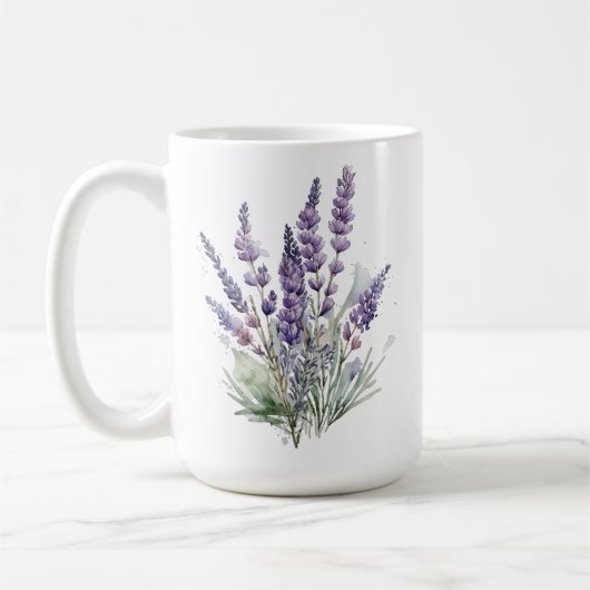 Lavendel mok, Aangepaste naam moeder verjaardag mo Koffiemok (Links)