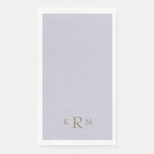 Lavendel Monogram Servet
