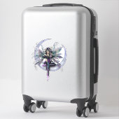 Lavendel Moon Fairy Art van Molly Harrison Sticker (Koffer)