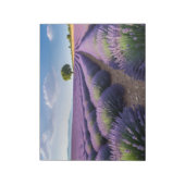 Lavendel Natuur Buitenlandschap Rustig Rustig Notitieblok (Gedraaid)