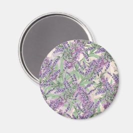 Lavendel Overvloed Stof Lavendel Rustieke Bloemen Magneet