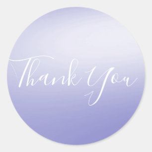 Lavendel Paars Violet Blauw Glans Glam Feest Favor Ronde Sticker