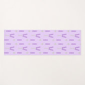 Lavendel paars Yoga Mat (Voorkant (horizontaal))