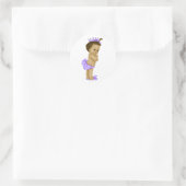 Lavendel Paarse Baby showers Stickers (Tas)