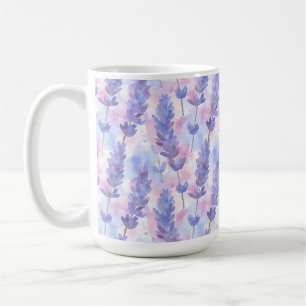 Lavendel Paarse Bloemige Aesthetische Cottagecore Koffiemok