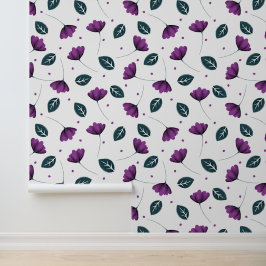 Lavendel Paarse Lila bloemen Behang