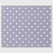 Lavendel Paarse met Polka Dots Cadeaupapier (Vlak)