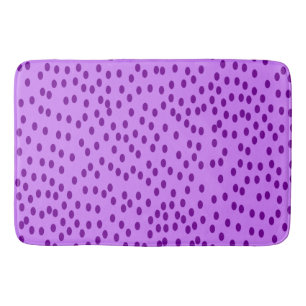 Lavendel Paarse polka stippen Badmat