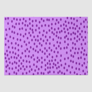 Lavendel Paarse polka stippen Tissuepapier