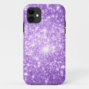 Lavendel Paarse sterren iPhone 11 Hoesje
