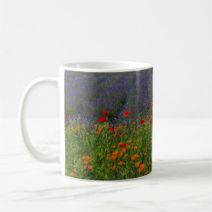 Lavendel & papaverveld koffiemok