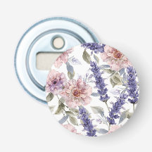 Lavendel Pioen Waterverf Bloemetuin 