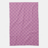 Lavendel Plaid Patroon Handdoek (Verticaal)