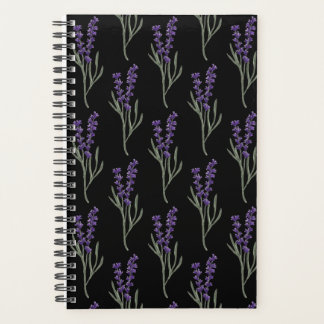 Lavendel Planner - Zwart Patroon