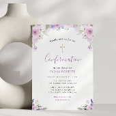 Lavendel Purple Flowers bevestiging Kaart