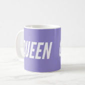 Lavendel Queen Coffee Mok (Voorkant links)