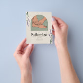 Lavendel - Reflexologie Flyer (Hand)