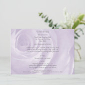 lavendel roos eenvoudige elegante bruiloft details (Staand voorkant)