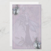 Lavendel Roos Fairy Briefpapier van Molly Harrison (Voorkant / Achterkant)