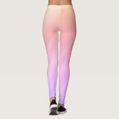 Lavendel, Roze en perzik blend Leggings (Achterkant)