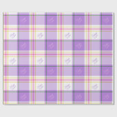 Lavendel & Roze Gelukkig Pasen Cadeaupapier (Vlak)