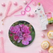 lavendel Roze Roos Papieren Bordje (Feest)